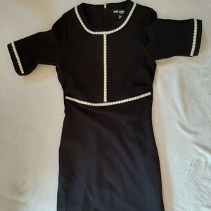 Karl Lagerfeld Black Pearl Dress